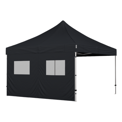 StandUp 2-delt side m/vindue 4m - Sort