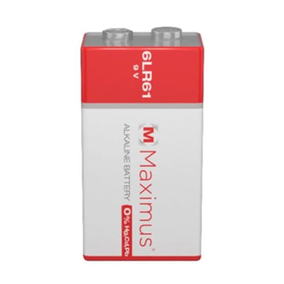 Se MAXIMUS Alkaline batteri 9 volt 1 stk. - Elektronik > Batterier - Maximus - Spotshop ✔ Kæmpe udvalg i  Maximus ✔ Hurtig levering: 1 - 2 Hverdage samt billig fragt - Varenummer: SPSH-max-6LR61 og barcode / Ean: '0884620044282 på lager - Udsalg på Elektronik > Batterier Spar op til 66% - Over 1324 kendte brands på udsalg