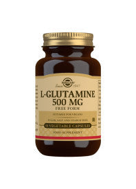 Solgar L-Glutamine 500 mg aminosyre, pakke med 50 vegetabilske kapsler