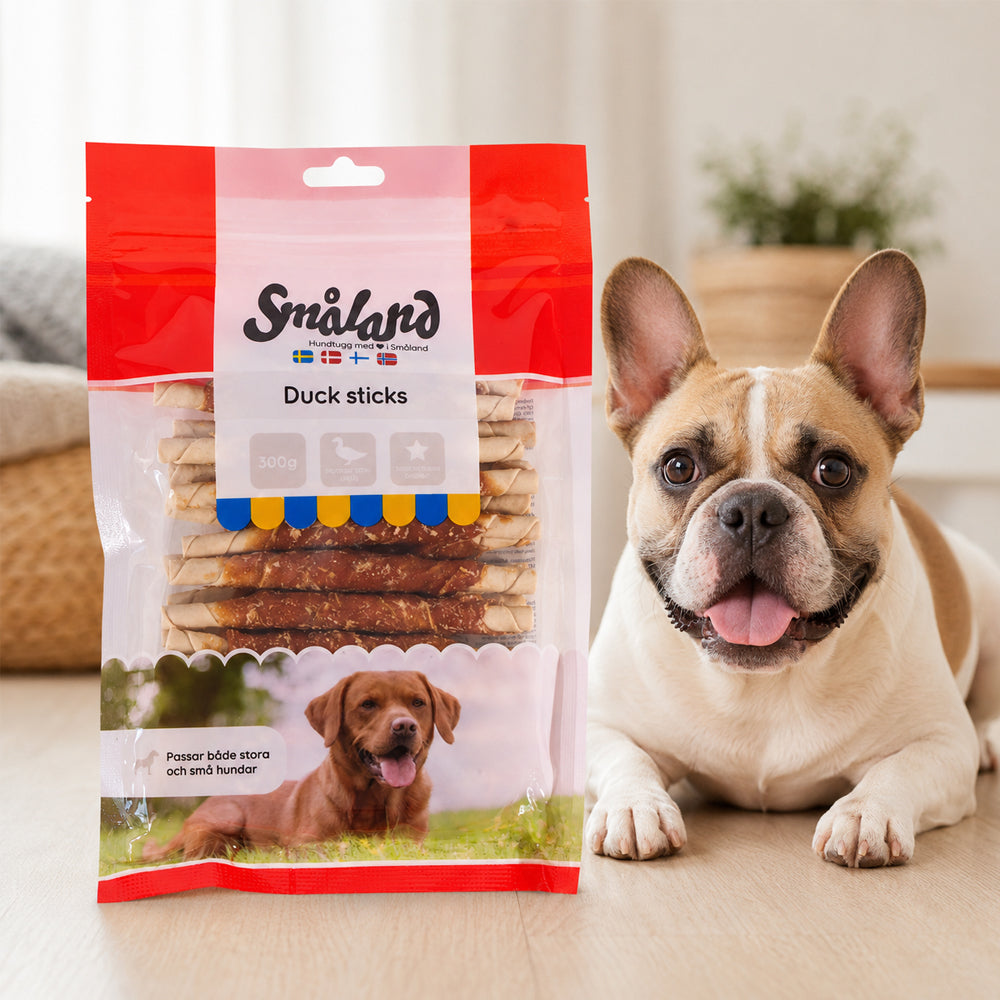 Se Småland tyggepinde med andebrystfilet - 300g ✔ Kæmpe udvalg i Satana - Køb online på udsalg og tilbud lige nu ✔ Super billig fragt og lynhurtig levering - Varenummer: Satana-44219659485262 på lager - Udsalg på Appetitnedsættelse Spar helt op til 79% - Find dine favoritter blandt 2.739 brands