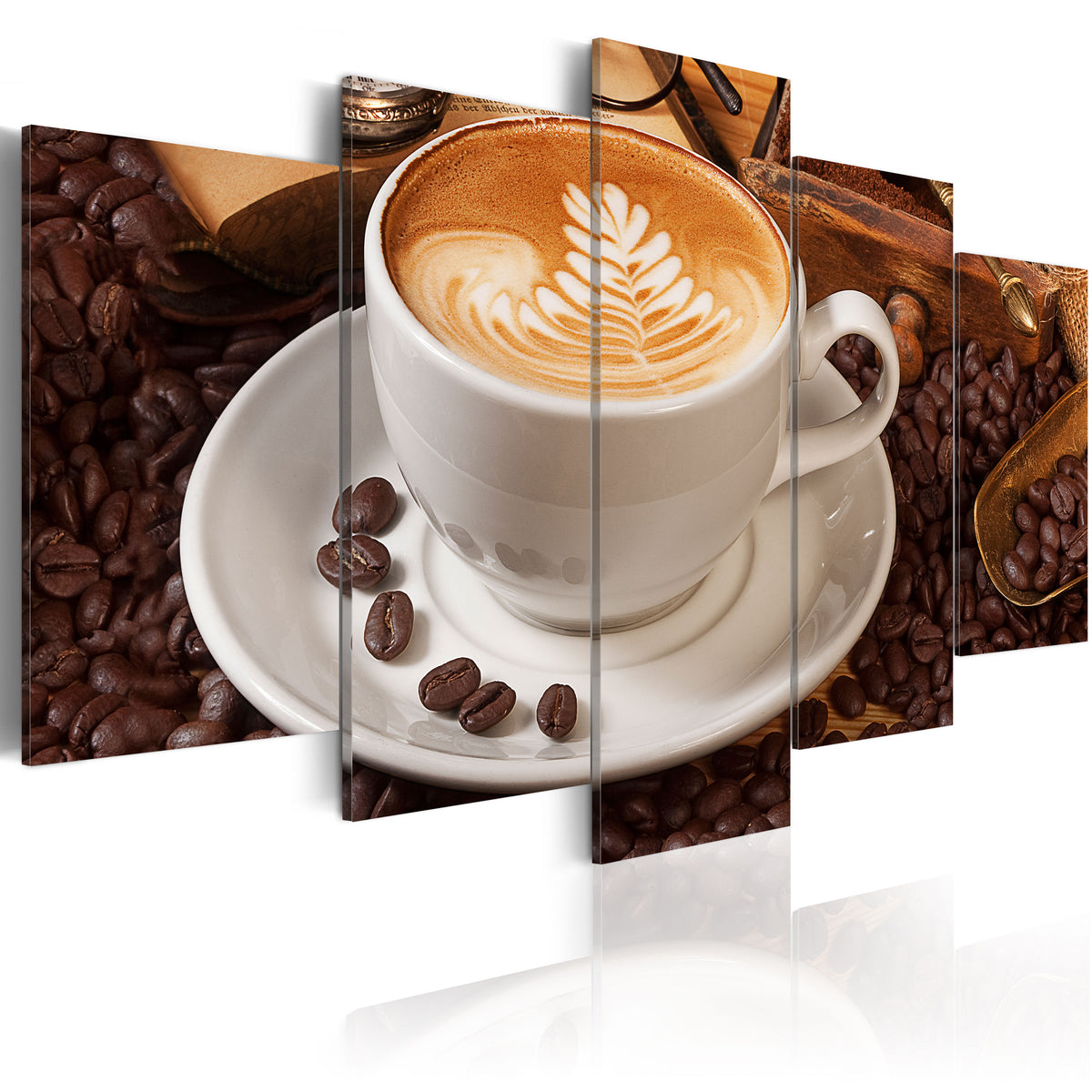 Se ARTGEIST Coffee in the morning - Billede af en kop kaffe trykt på lærred - Flere størrelser 100x50 ❤ Kæmpe udvalg i Artgeist - Køb online på udsalg og tilbud lige nu ❤ Meget billig fragt og hurtig levering: 1 - 2 hverdage - Varenummer: Boboonline-56791-15071 og barcode / Ean: 5903143920424 på lager - Udsalg på Interiør,Billeder og andet til væggen,Billeder,Billeder - Køkken Spar op til 51% - Over 785 kendte brands på udsalg
