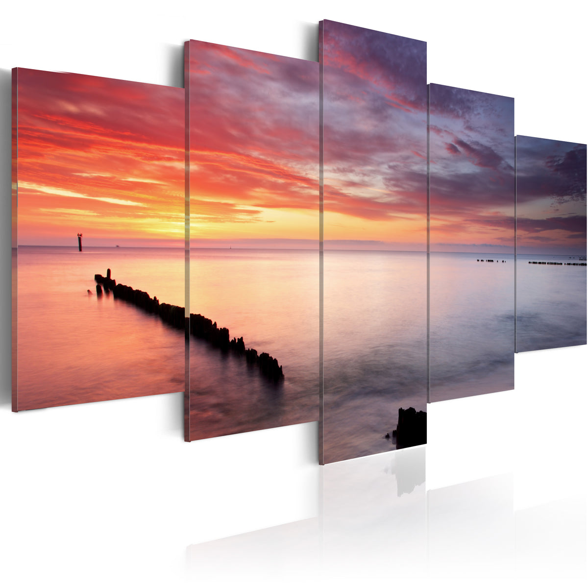 Se ARTGEIST Play of colors at the sea - Solnedgang over havet trykt på lærred - Flere størrelser 100x50 ❤ Kæmpe udvalg i Artgeist - Køb online på udsalg og tilbud lige nu ❤ Meget billig fragt og hurtig levering: 1 - 2 hverdage - Varenummer: Boboonline-56814-15117 og barcode / Ean: 5903143900020 på lager - Udsalg på Interiør,Billeder og andet til væggen,Billeder,Billeder - Natur,
																						Juli deals,
																						Oprydningsudsalg Spar op til 51% - Over 785 kendte brands på udsalg