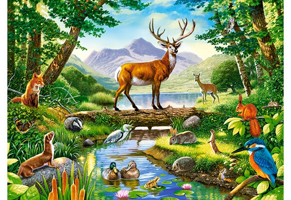 Castorland Woodland Harmony puslespil med 300 brikker