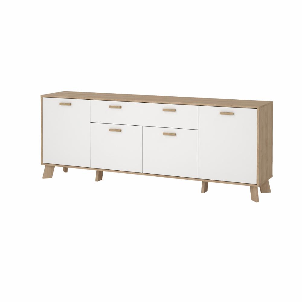 Se TVILUM Ikast Skænk 4 låger + 1 skuffe, Jackson Hickory/Hvid, 195,7 x 39,1 x 73 cm ❤ Kæmpe udvalg i Tvilum - Køb online på udsalg og tilbud lige nu ❤ Meget billig fragt og hurtig levering: 1 - 2 hverdage - Varenummer: Boboonline-111714 og barcode / Ean: 5713035089425 på lager - Udsalg på Møbler,Skænke,
Møbler,
Dagligstue,
Køkken / Køkkenalrum, Store besparelser – op til 67% - Store besparelser på over 2.281 brands