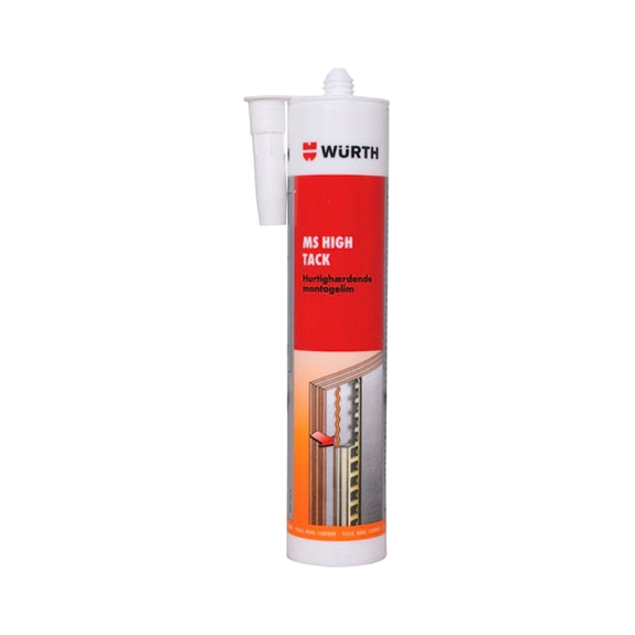 Hvid Würth konstruktionslim MS Hightack