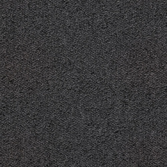 Ege Carpets Epoca Tempo tæppeflise i mørk grå med struktureret overflade