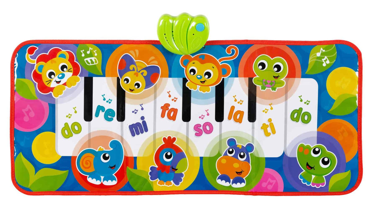 Playgro Jumbo Jungle pianomåtte med dyrelyde og melodier