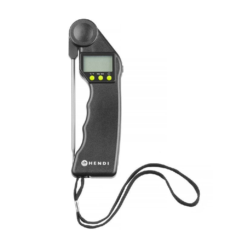 Se Hendi Digitalt Termometer Med Foldbar Sonde Sort ✔ Kæmpe udvalg i Hendi - Køb online på udsalg og tilbud lige nu ✔ Lav fragtpris og hurtig levering - Varenummer: Barlife-1553471 og 8711369271315 på lager - Udsalg på Køkken Spar helt op til 73% - Kæmpe udsalg på over 739 mærker