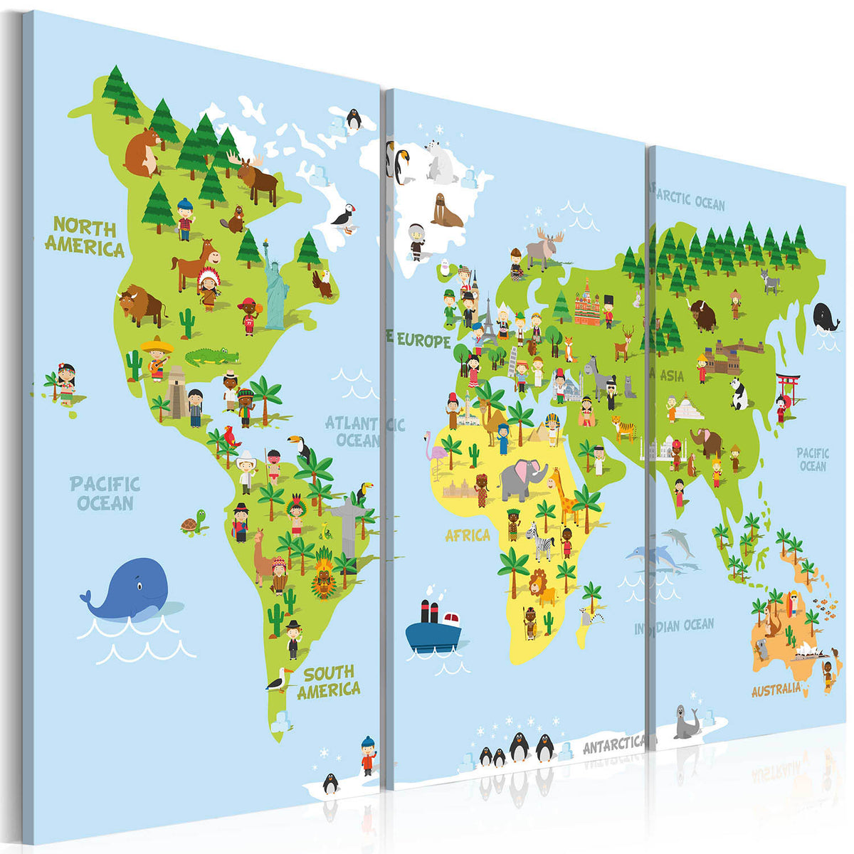 Se Artgeist billede - Children's World, på lærred 120x80 ❤ Kæmpe udvalg i Artgeist - Køb online på udsalg og tilbud lige nu ❤ Meget billig fragt og hurtig levering - Varenummer: Boboonline-40043-5320 og barcode / Ean: 5903143994999 på lager - Udsalg på Interiør,Billeder og andet til væggen,Verdenskort Spar stort – op til 59% - Eksklusivt udsalg på over 2.739 brands