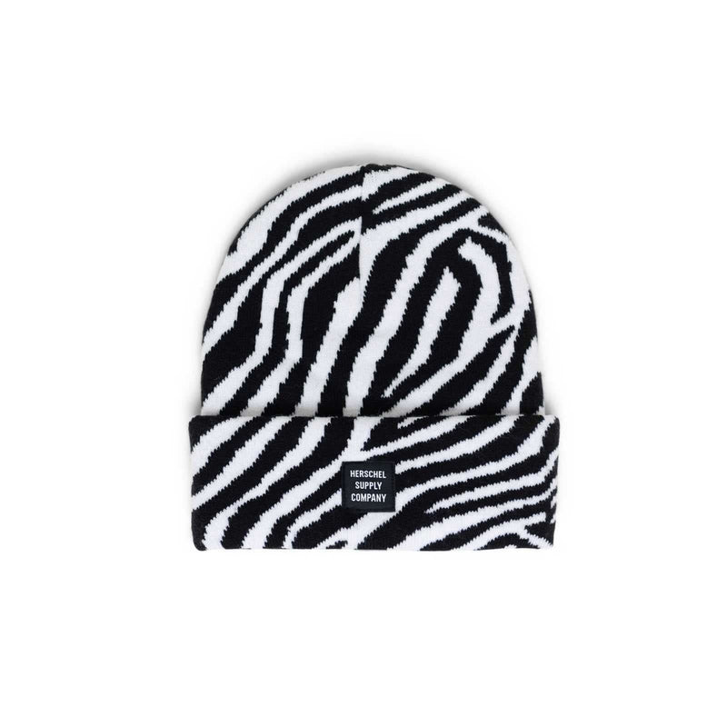 Se Herschel Abbott Beanie Zebre Print One size ✔ Kæmpe udvalg i  Herschel ✔ Hurtig levering: 1 - 2 Hverdage samt billig fragt - Varenummer: JUCO-1001-1662 og barcode / Ean: &