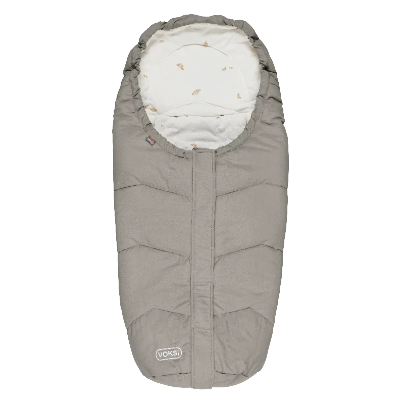 Voksi Move Light kørepose til baby i farven Dark Sand