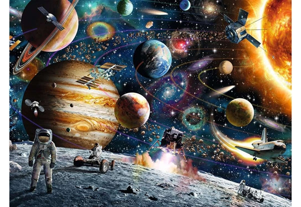 Ravensburger Outer Space puslespil med 150 brikker til børn i 6-7-årsalderen