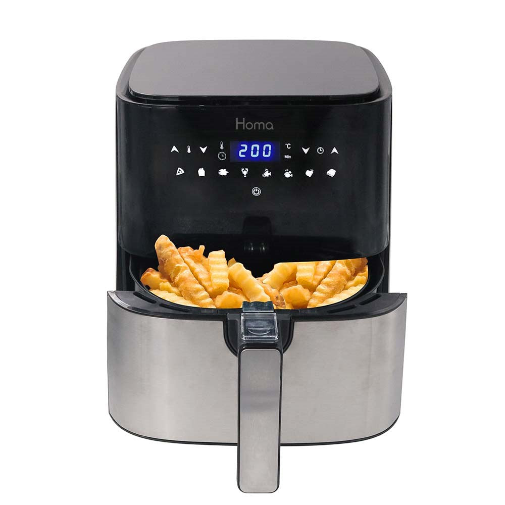 Elektronisk Homa Air Fryer på 3,5 liter med LED-display og 7 programmer
