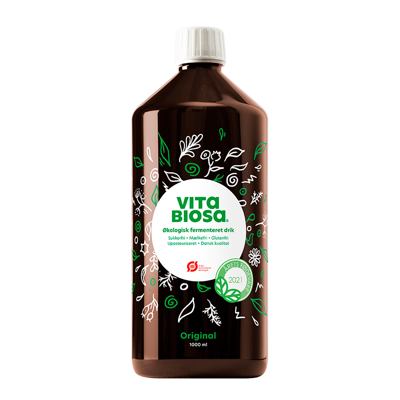 Flaske med Vita Biosa Original økologisk fermenteret drik, 1000 ml