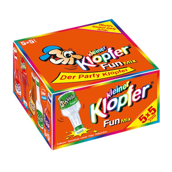 Se Kleiner Klopfer Fun Mix 25x2cl ✔ Kæmpe udvalg i  Kleiner klopfer - Køb online på udsalg og tilbud lige nu ✔ Hurtig levering: 1 - 2 Hverdage samt billig fragt - Varenummer: BAR-1394999 og barcode / Ean: 4029884011915 på lager - Udsalg på Drikkevarer | Blandingsspiritus | Shots Spar op til 64% - Over 1124 kendte brands på udsalg