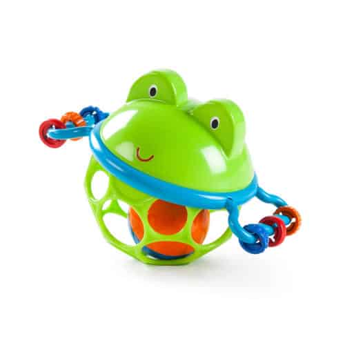 Oball Frogball i form af en grøn frø, legetøj til badet