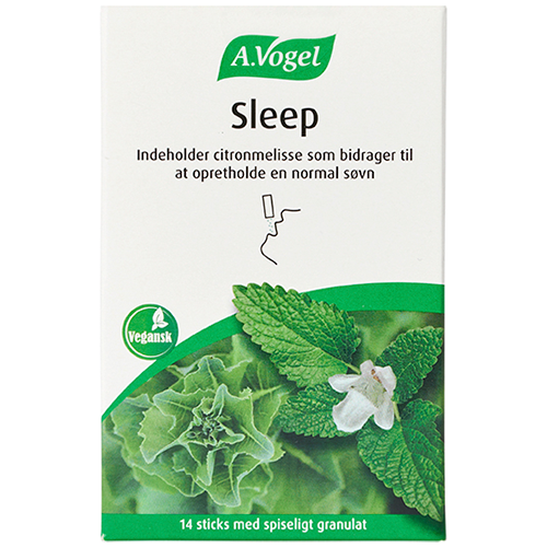 Pakning med A. Vogel Sleep kosttilskud i veganske sticks, 14 breve