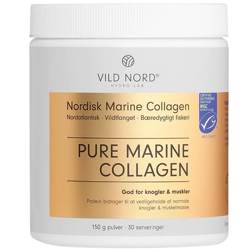 Pakke Vild Nord Pure Marine Collagen, kosttilskud med rent marine collagen, 150 g