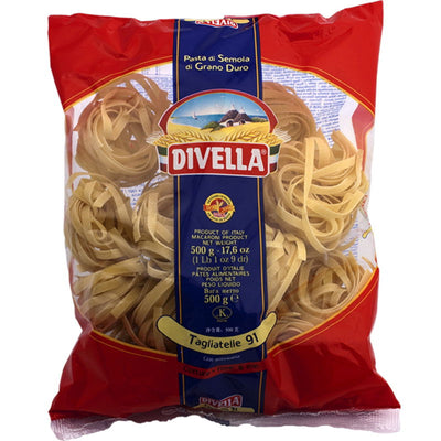 Se Tagliatelle 91 Brede Bånd 500 g ✔ Kæmpe udvalg i  Divella - Køb online på udsalg og tilbud lige nu ✔ Hurtig levering: 1 - 2 Hverdage samt billig fragt - Varenummer: BAR-1402390 og barcode / Ean: 8005121000917 på lager - Udsalg på Hjem og have | Køkken og spisestue | Barudstyr Spar op til 67% - Over 1112 kendte brands på udsalg