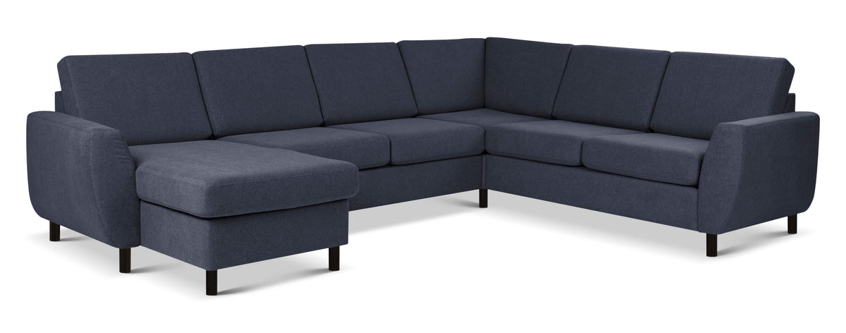 Se Wendy set 6 U 2C3D sofa, m. chaiselong - blå polyester stof og sort træ ❤ Kæmpe udvalg i Lexpo Living - Køb online på udsalg og tilbud lige nu ❤ Lav fragtpris og hurtig levering - Varenummer: Boboonline-101334 og barcode / Ean: 5715249013890 på lager - Udsalg på Møbler,Sofaer,Hjørnesofaer & U-sofaer,
Møbler,
Sofaer,
Stofsofaer,
Dagligstue,
Sofaer Spar stort – op til 59% - Eksklusivt udsalg på over 2.739 brands