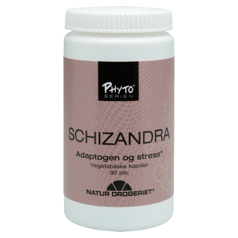 Pakning med Natur Drogeriet Schizandra 370 mg kosttilskud, 90 kapsler