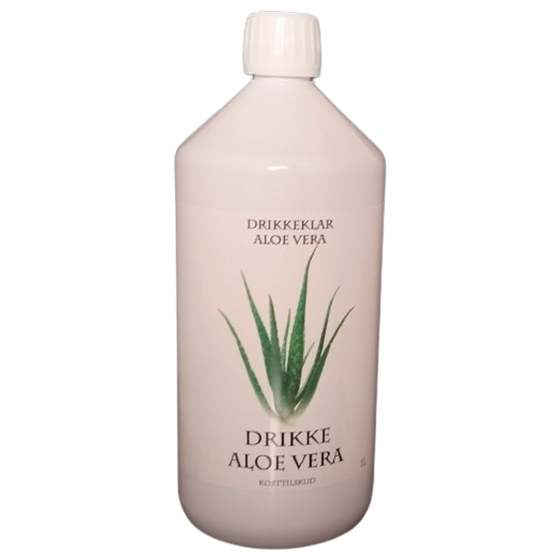 Flaske med Nardos drikkeklar Aloe Vera kosttilskud, 1000 ml