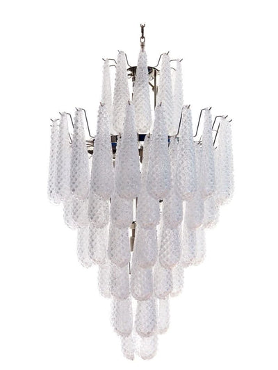 Se Murano Lysekrone - Kogle - 85 glasblade - Klar Krom blank på udsalg! Billig fragt & hurtig levering (1-2 hverdage). Spar op til 63% på tilbud fra Cherry Vintage. Varenummer: CHEVIN-48458.