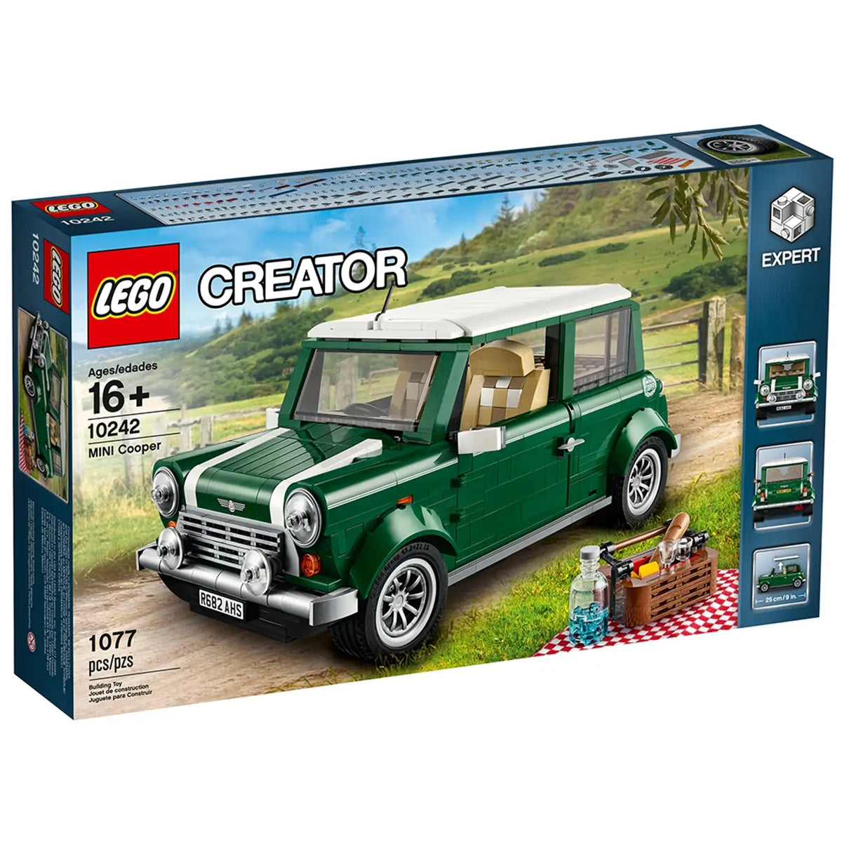 LEGO Creator MINI Cooper (10242), klassisk model i grønne og hvide farver