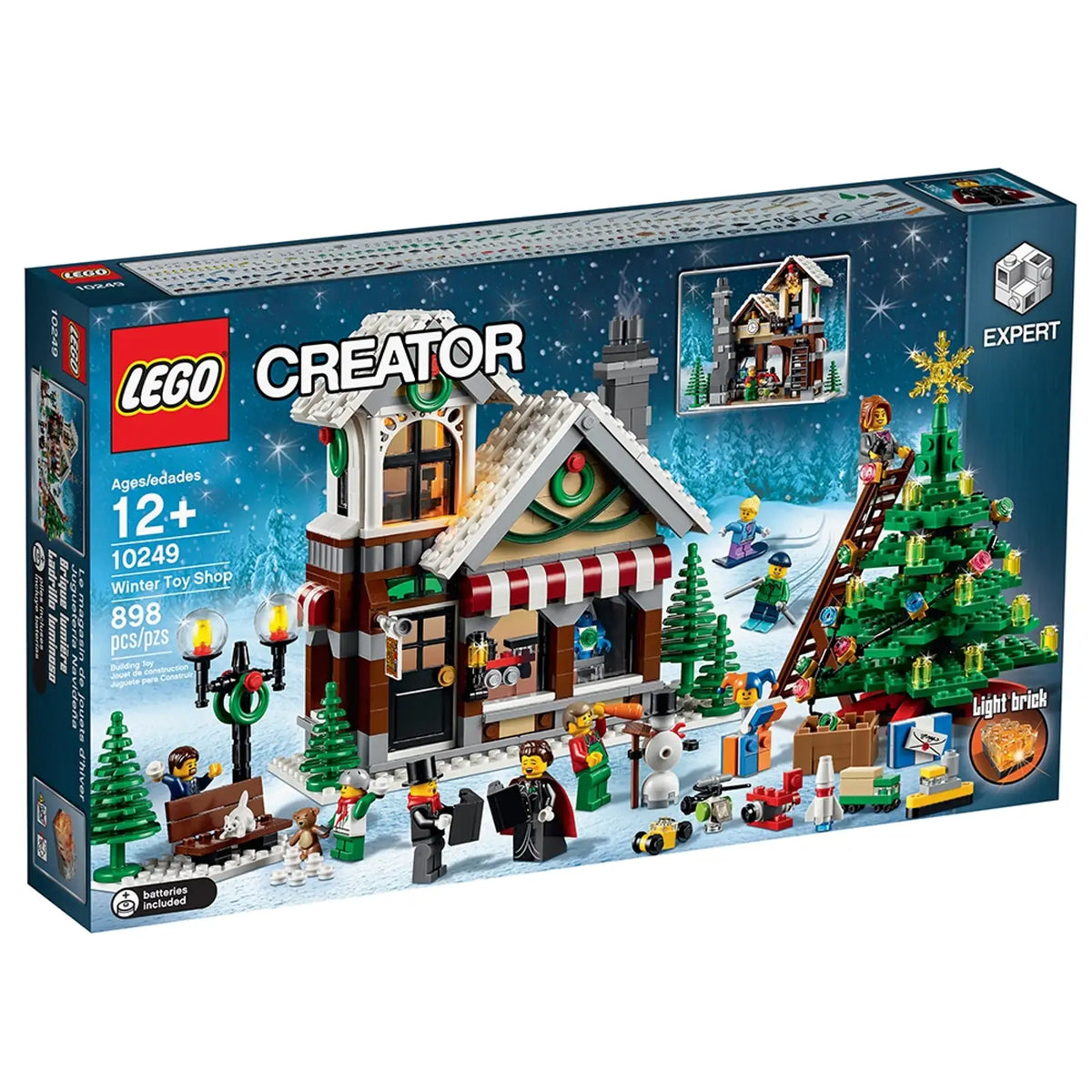 LEGO Creator Vinterlegetøjsbutik 10249 med legetøjsbutik, børn og snemand