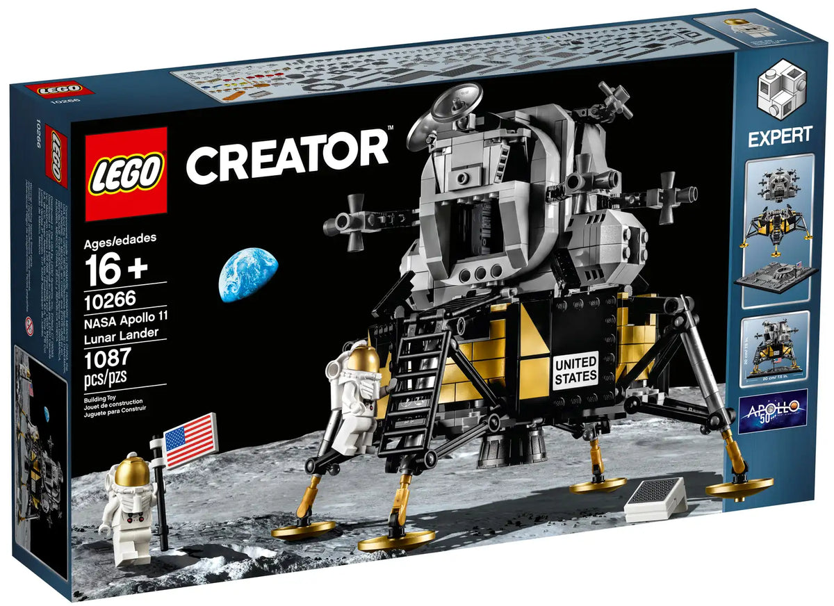 LEGO Creator Expert 10266 NASA Apollo 11-månelandingsfartøj, byggesæt udviklet i samarbejde med NASA