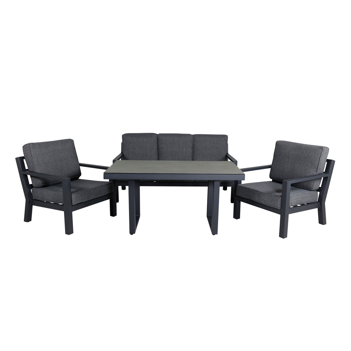 Se VENTURE DESIGN Barcelona sofasæt - grå hynder, glas og sort aluminium ❤ Kæmpe udvalg i Venture Design - Køb online på udsalg og tilbud lige nu ❤ Meget billig fragt og hurtig levering: 1 - 2 hverdage - Varenummer: Boboonline-61214 og barcode / Ean: 7350118414873 på lager - Udsalg på Udendørs møbler,Udendørs loungemøbler,Udendørs sofasæt,
Terrasse og have,
Terrasse og have,
Black Friday sofa,
Udendørs Spar op til 51% - Over 785 kendte brands på udsalg