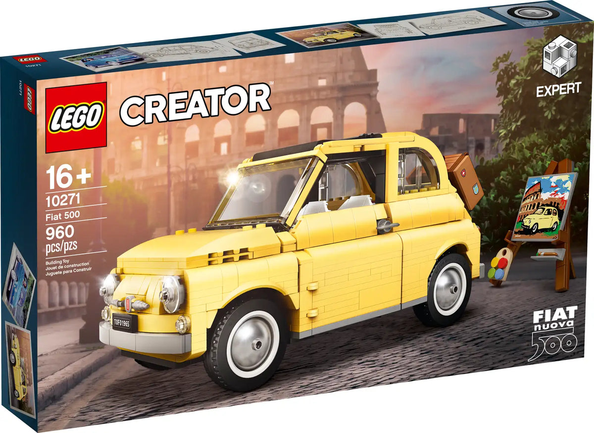LEGO Creator Expert Fiat 500 10271, modelbil baseret på den klassiske Fiat 500F fra slutningen af 60'erne