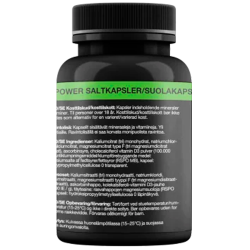 Pakke med PurePower Salt Kapsler kosttilskud, 90 kapsler med natriumchlorid