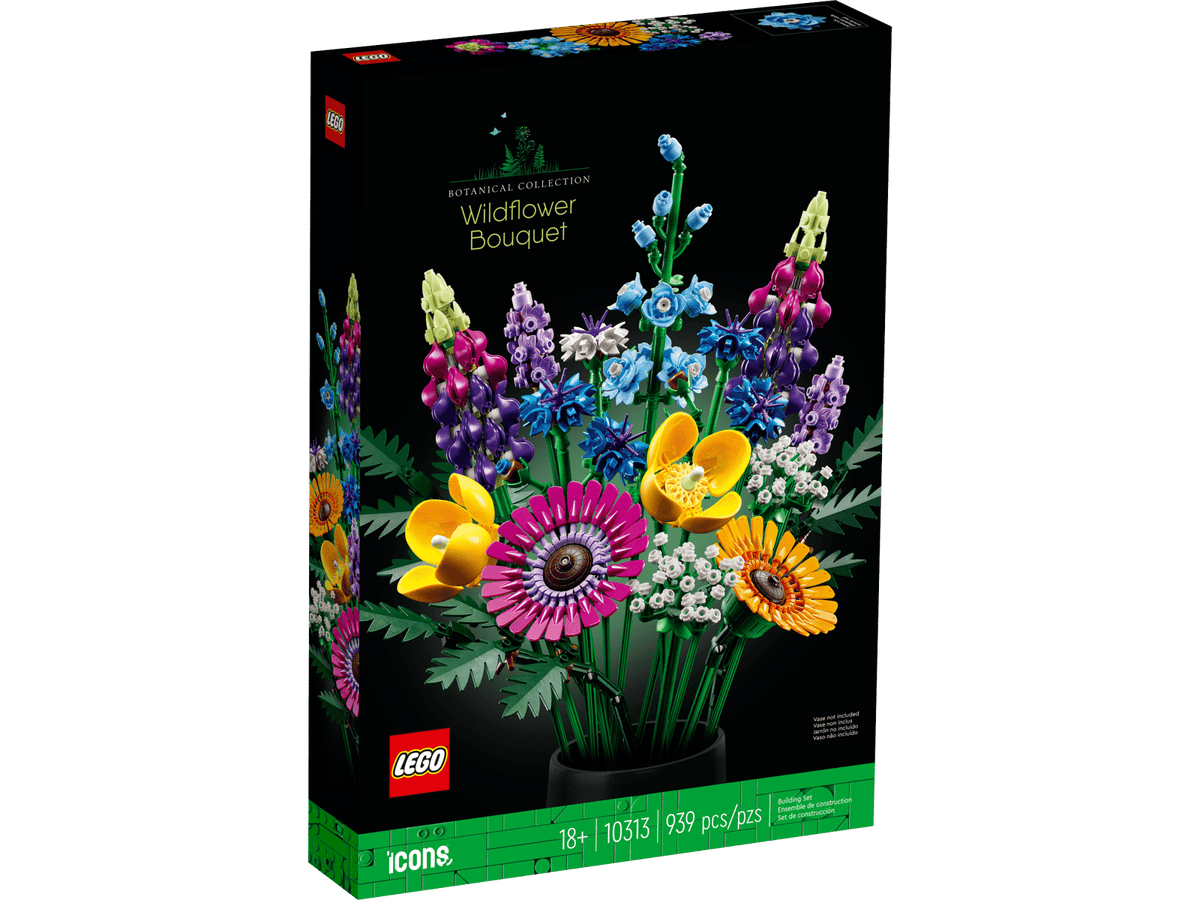 LEGO Botanicals Buket af vilde blomster (10313) bygget blomsterbuket