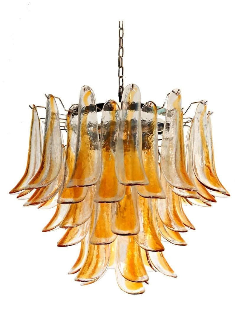 Se Murano Lysekrone på udsalg! 53 Kronblade, Klar/Rav Krom blank. Billig fragt & hurtig levering. Over 1300 brands på tilbud. Spar op til 61%! CHEVIN-48464