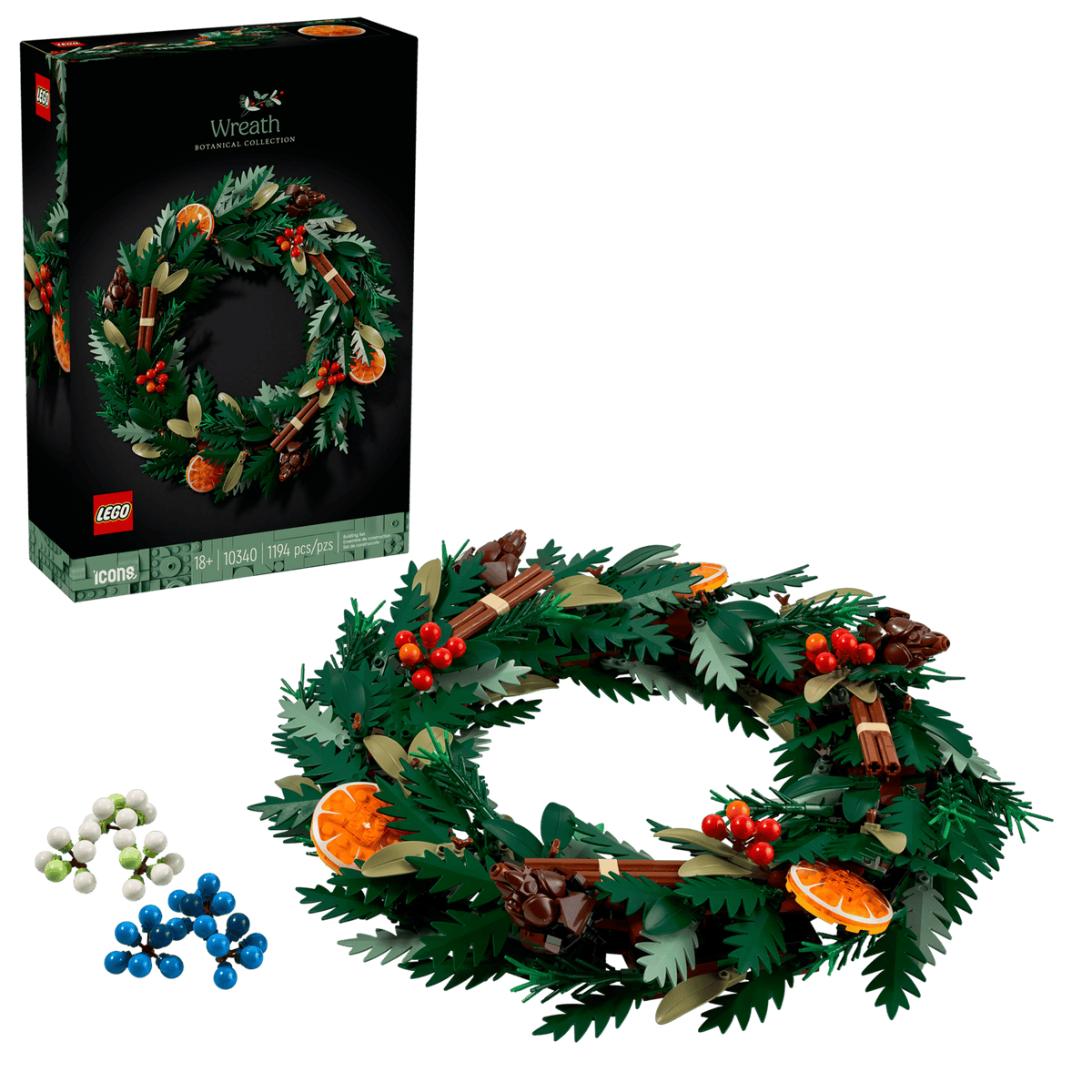 LEGO Botanicals Krans 10340, udstillingsgenstand til efterår og vinter