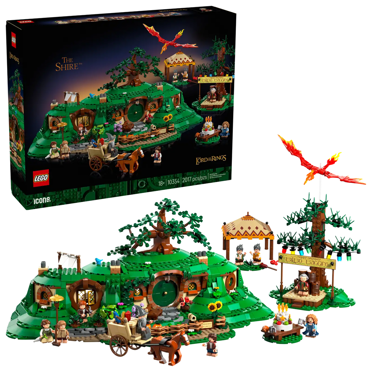 LEGO Icons Ringenes Herre: Herredet (10354), diorama med filmfigurer