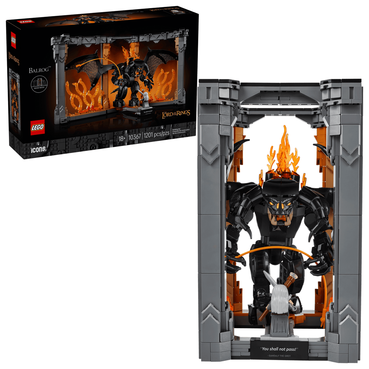 LEGO Icons Ringenes Herre Balrog-bogniche, sæt 10367