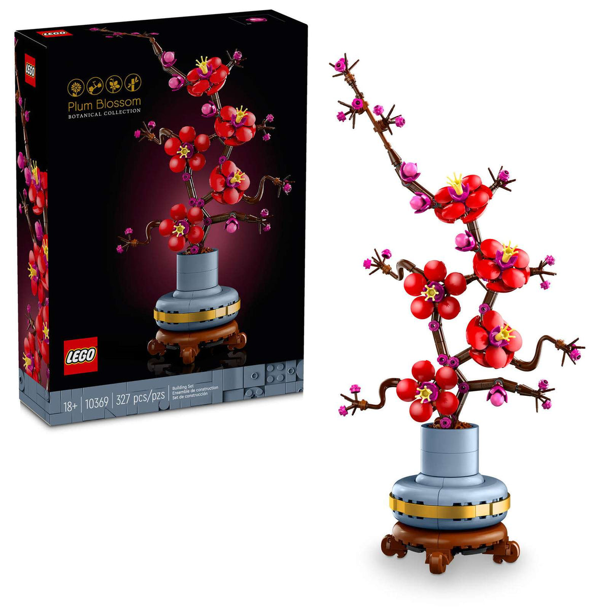 LEGO Botanicals Japansk abrikostræ (10369) blomsterdekoration til voksne