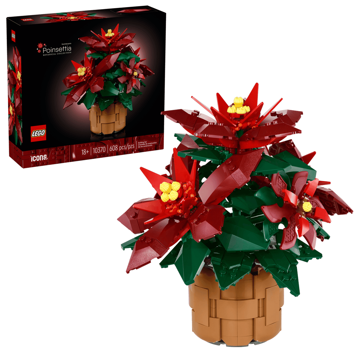 LEGO Botanicals Julestjerne (10370) vedligeholdelsesfri julepynt som byggesæt