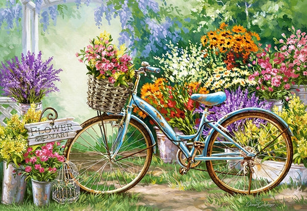 Castorland puslespil The Flower Mart med 1000 brikker