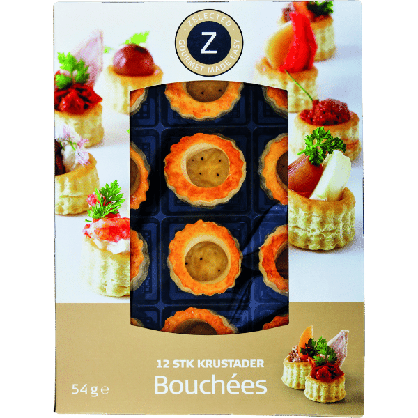 Zelected bouchées krustader, 12 stk.