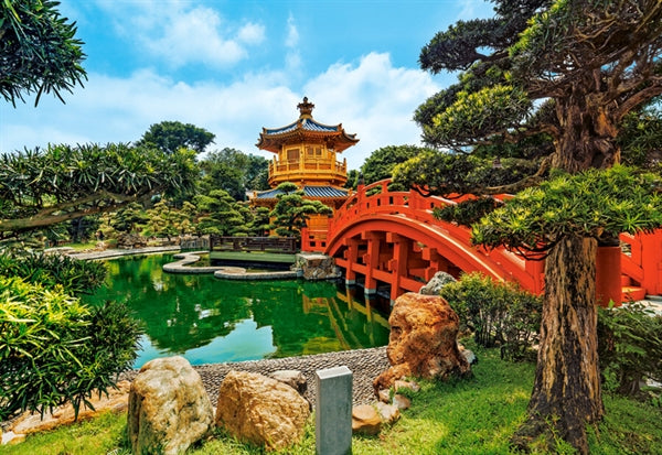 Castorland puslespil Nan Lian Garden, Hongkong med 1000 brikker