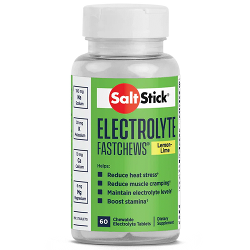 Pakning med Saltstick Fastchews Lemon tyggetabletter med citronsmag, 60 stk