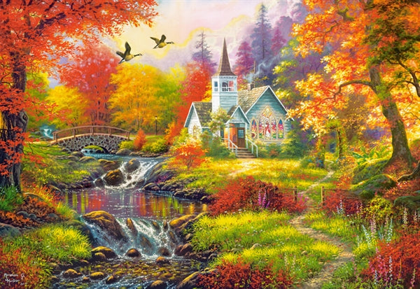 Castorland Autumn Vibes puslespil med 1000 brikker