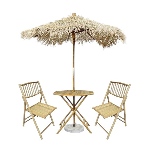 Se Bambuspakke med parasol og 2 stole ❤ Kæmpe udvalg i Zederkof - Køb online på udsalg og tilbud lige nu ❤ Billig fragt • Hurtig levering - Varenummer: Zederkof-381426 - Udsalg på Udendørs - Udendørs Stole - Møbler i bambus Spar stort – op til 59% - Eksklusivt udsalg på over 2.739 brands