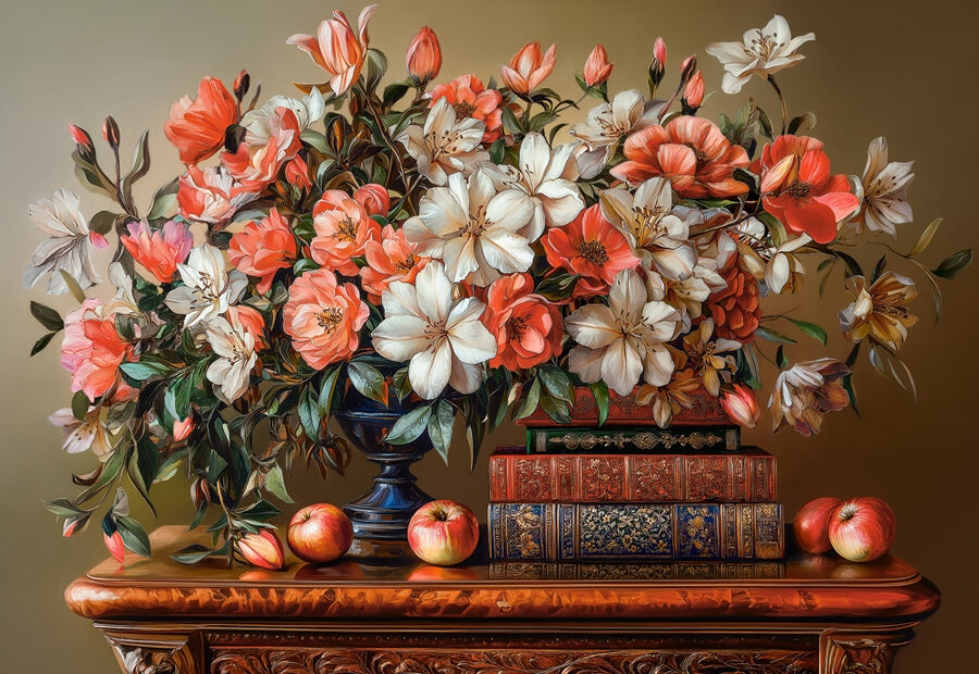 Puslespil Floral Evening fra Castorland med 1000 brikker