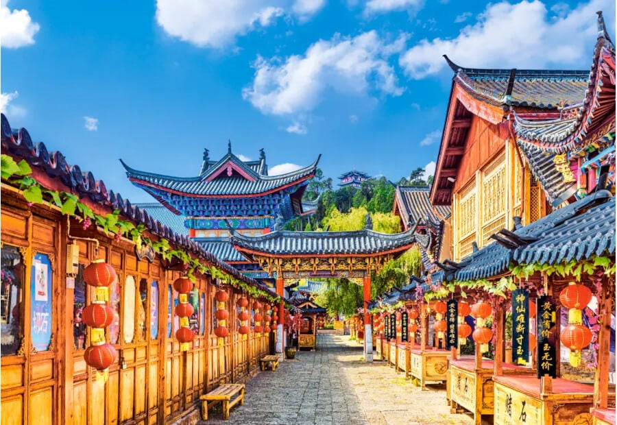 Castorland puslespil Lijiang, China med 1000 brikker
