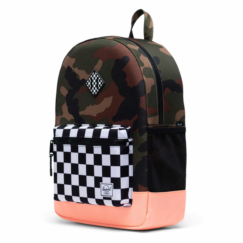 Se Herschel Heritage Rygsæk Youth Woodland Camo/Black/White Check 20L 20L ✔ Kæmpe udvalg i  Herschel ✔ Hurtig levering: 1 - 2 Hverdage samt billig fragt - Varenummer: JUCO-10560-03898 og barcode / Ean: &