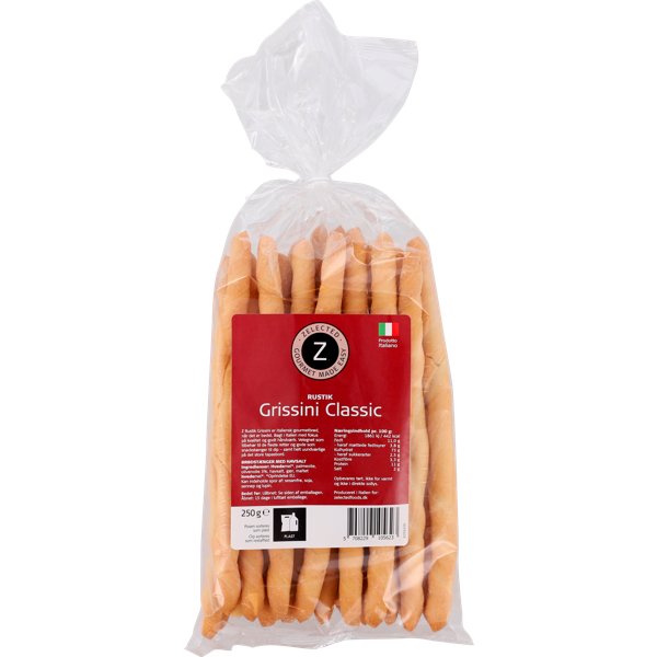 Se Rustik Grissini Classic 250g Zelected ✔ Kæmpe udvalg i Zelected - Køb online på udsalg og tilbud lige nu ✔ Billig fragt og hurtig levering - Varenummer: Barlife-693536 og 5708229105623 på lager - Udsalg på Höstrea Spar helt op til 57% - Find dine favoritter blandt 2.739 mærker